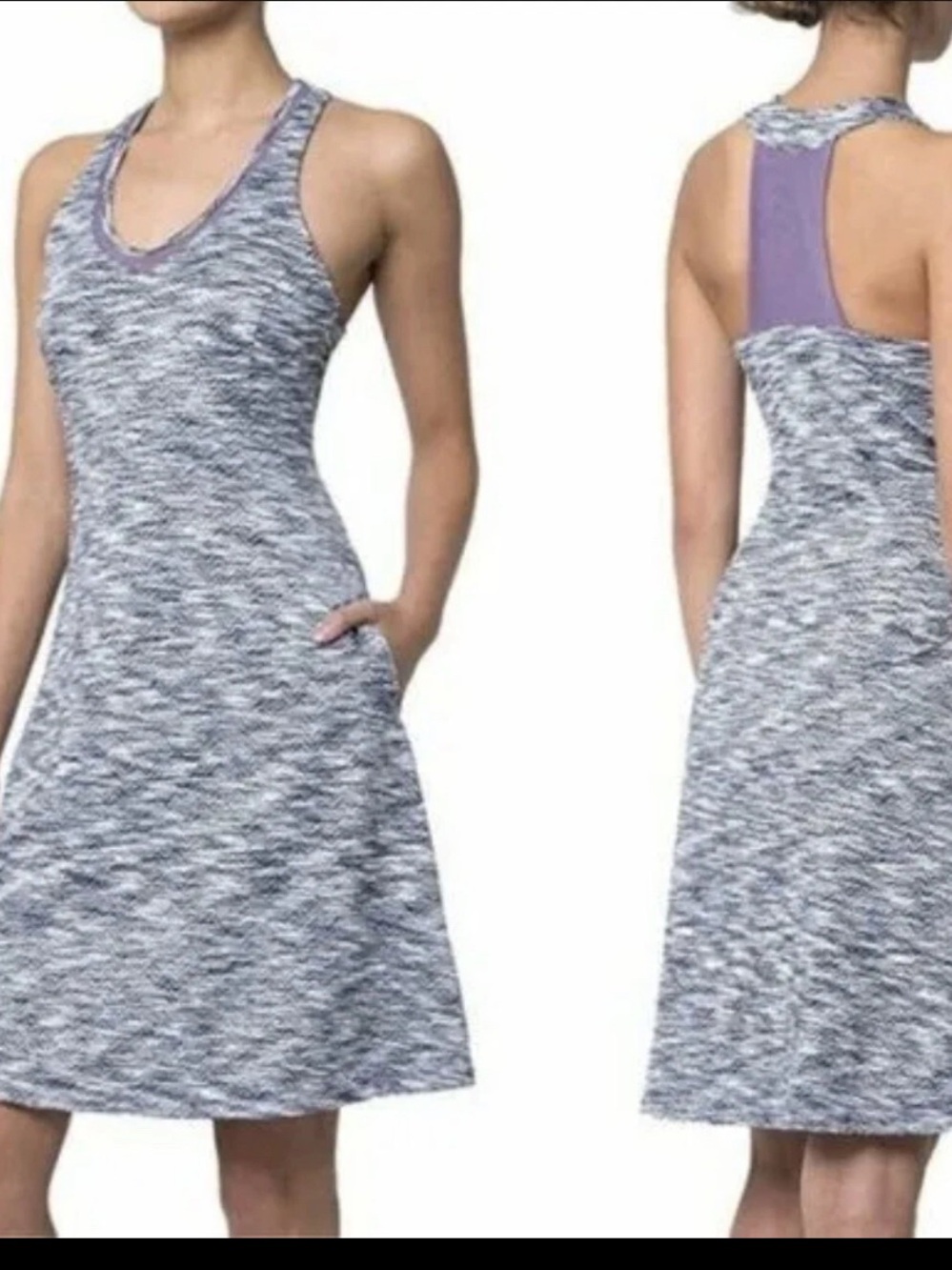 MPG sport Mondetta performance gear travel dress heathered purple woman's large